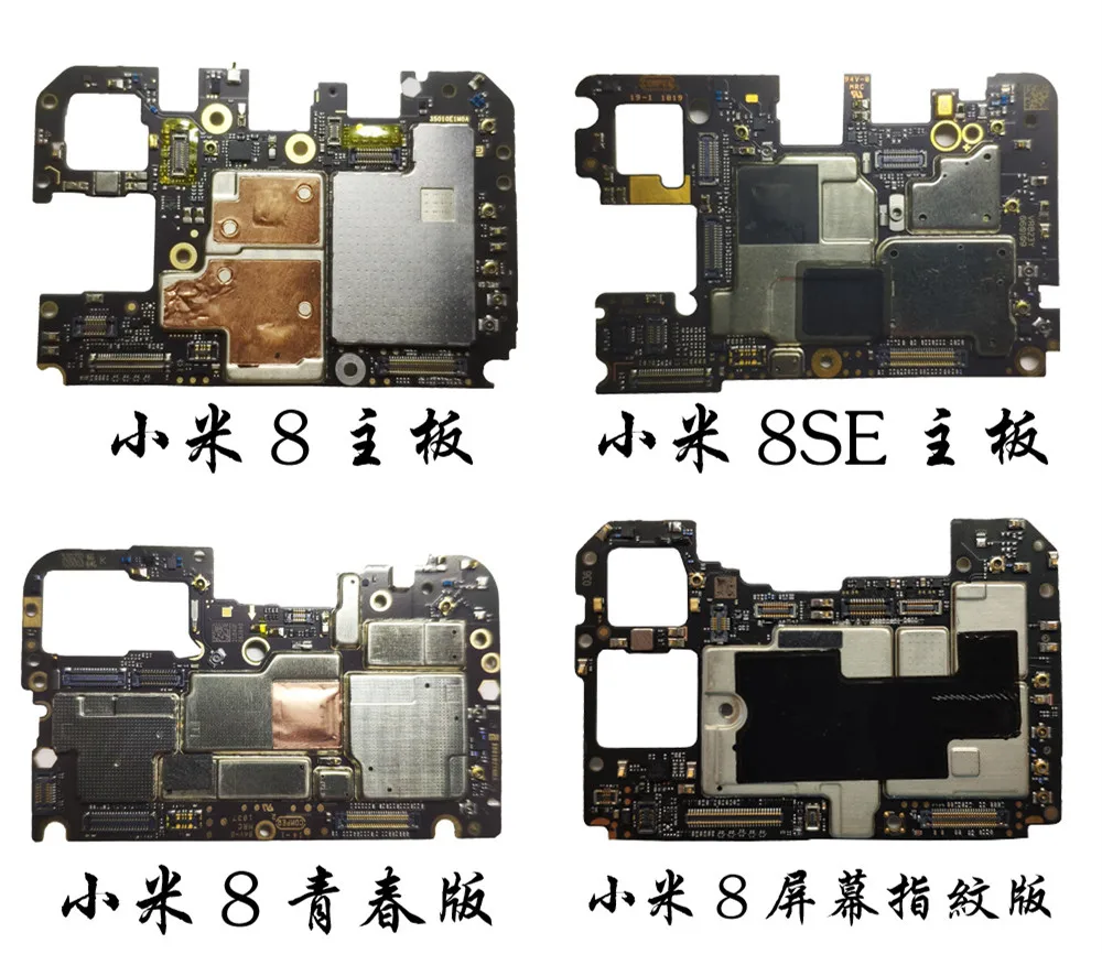  Full Working 100%Original Unlocked for xiaomi 8 /XIAOMI 8SE/ xiaomi 8 lite Motherboard Logic Mother