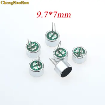 

ChengHaoRan 20Pcs/Lot 9.7mm x 7mm 2 Pin MIC Capsule Electret Condenser Microphone Repair parts