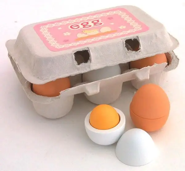 

Yw Model Egg Group Children Play House Game Toy Wooden Educational Toys 0.2
