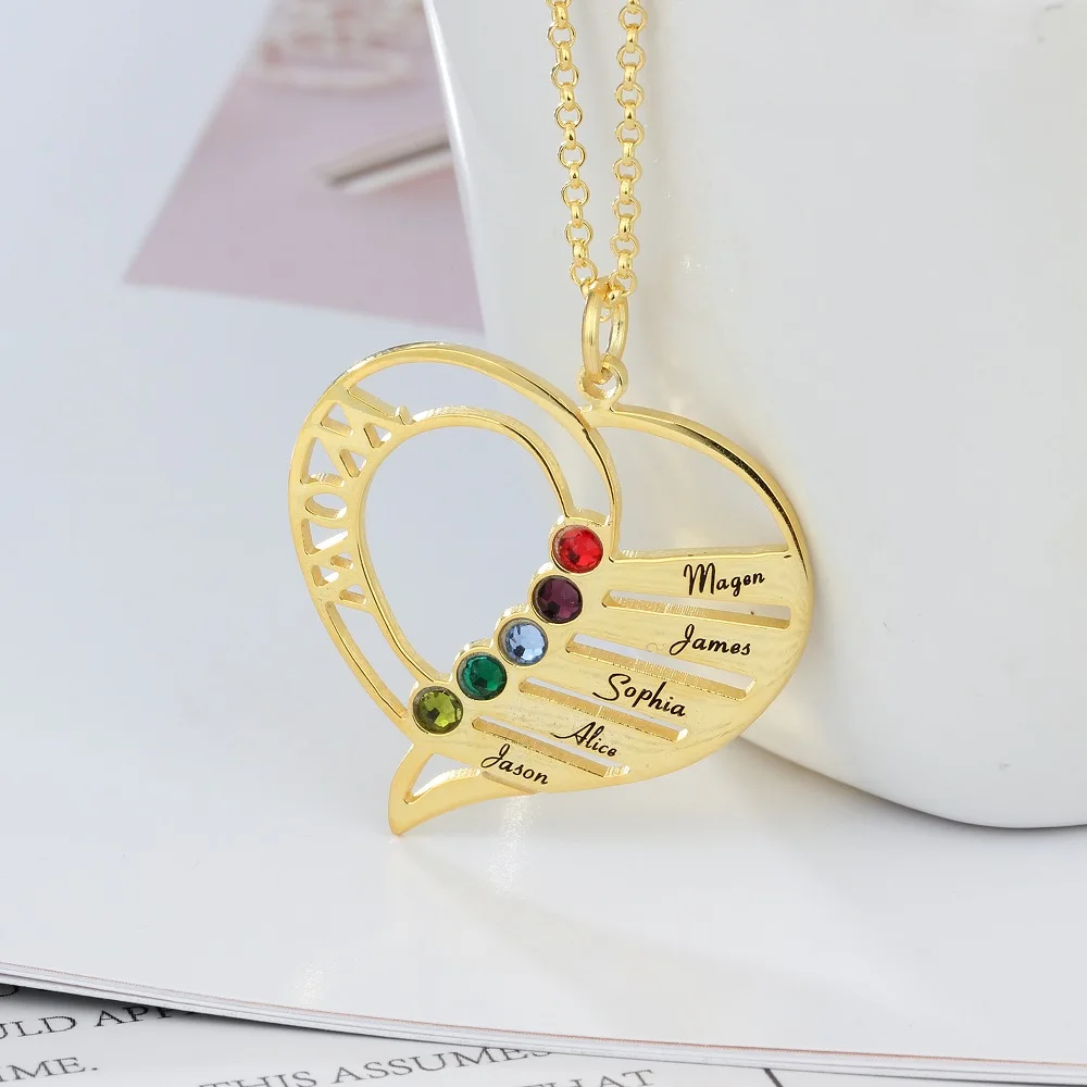 engraved mother necklace