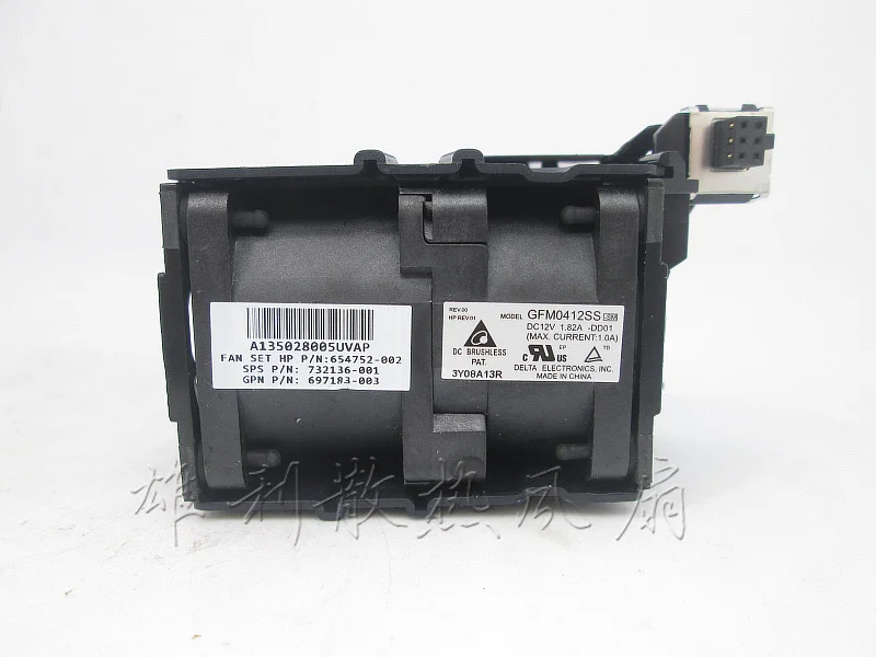 

1PCS NEW DL360P G8 654752-002 GFM0412SS-DD01 Motor protection cooling fan Original