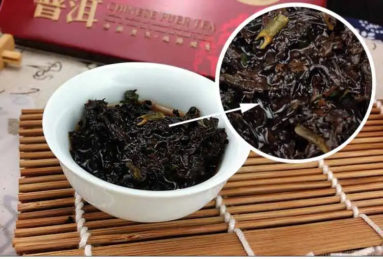 Лет клейкий рис спелый Мини Pu-erh, Pu-erh Shu Pu-erh Tuocha подарочная упаковка 75 г