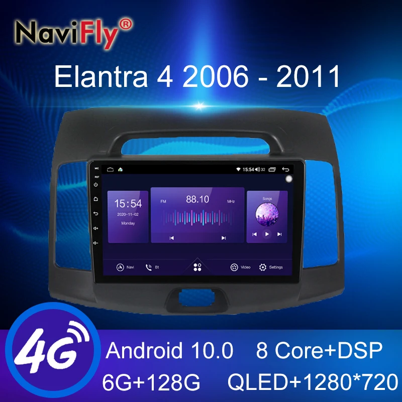 NaviFly 7862 Серия 6 ГБ + 128 QLED 1280*720 Android все-в-одном Автомобильная интеллектуальная