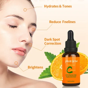 

VC Face Serum Vitamin C Lasting Brightening Moisturizing Anti-Aging Anti-wrinkle Skin Care Essential Oils