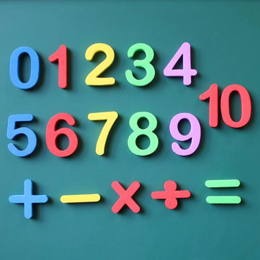 fridge numbers magnetic set