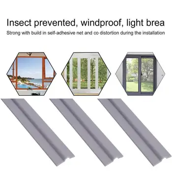 

1m/2m Weatherstrip Door Bottom Sliding Door Window Sound Self-adhesive Home Windows Seal Insulation Dustproof Weatherstrip M7P2