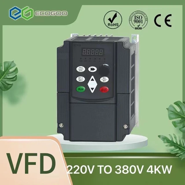 220VAC 1.5KW VFD Variateur de fréquence，monophasé 220V entrée triphasé 380V  de sortie VFD variateur de fréquence variable Régulateur de vitesse de