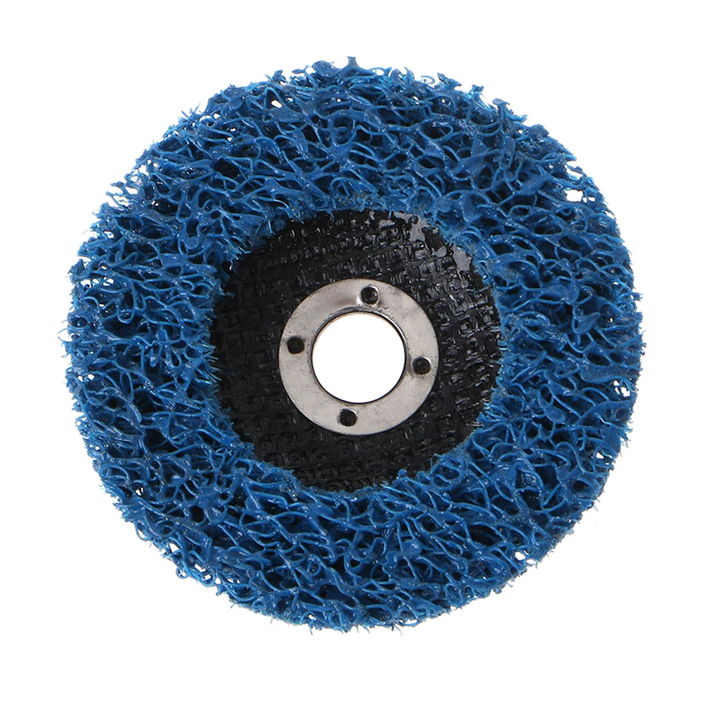125 мм Поли полосы диск абразивный колесо краски удаления ржавчины чистые шлифовальные круги для углового шлифовального станка - Цвет: Синий