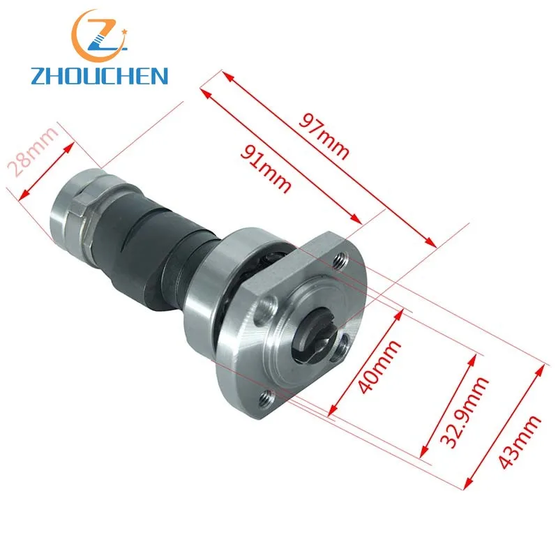 Высокая производительность распределительного вала подходит для Zongshen CB250 водяного охлаждения двигателя ATV Go Kart Мотоцикл 2GT-161