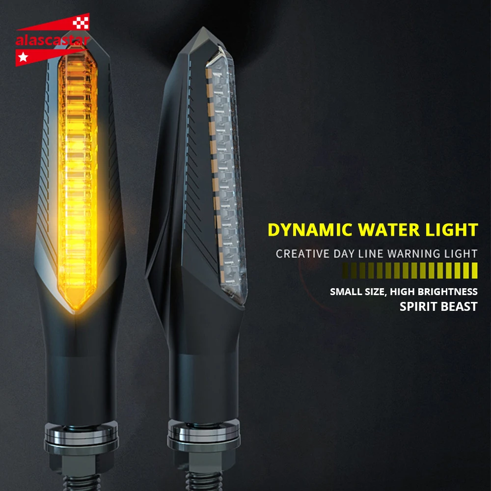 SPIRIT BEAST водонепроницаемые фонари указателя поворота мотоцикла модифицированные автомобильные поворотные огни Светодиодный фонарь декоративные огни