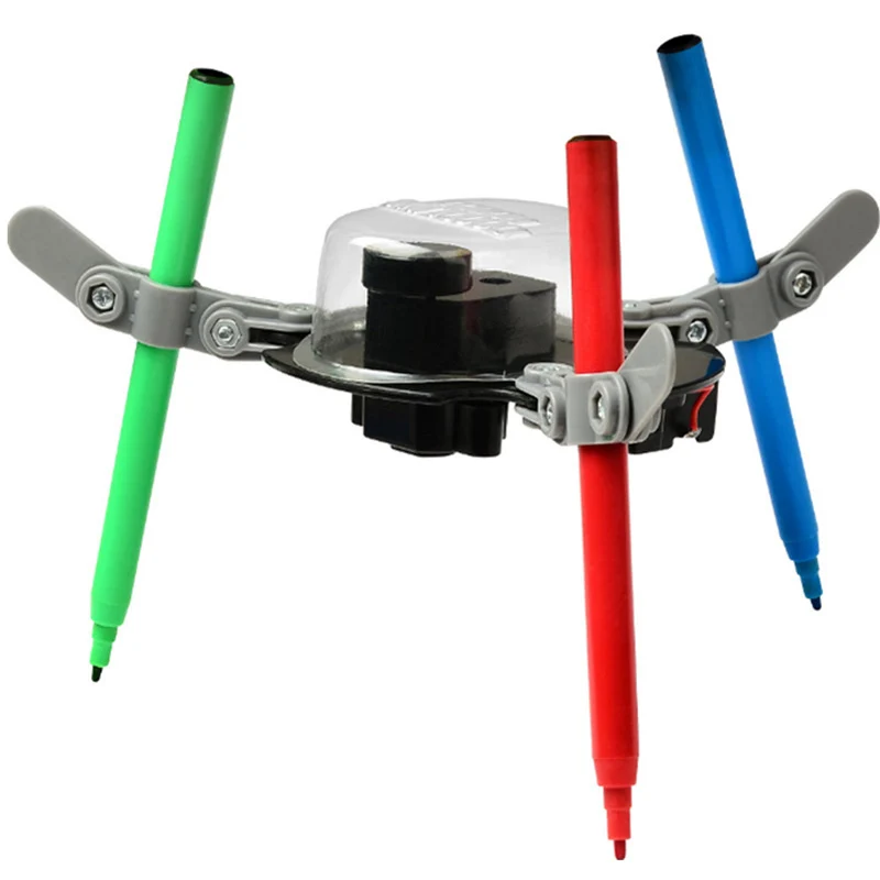  Doodling Robot Kit Creative Electrical DIY Auto Graffiti Drawing Science Education Toys Machine for