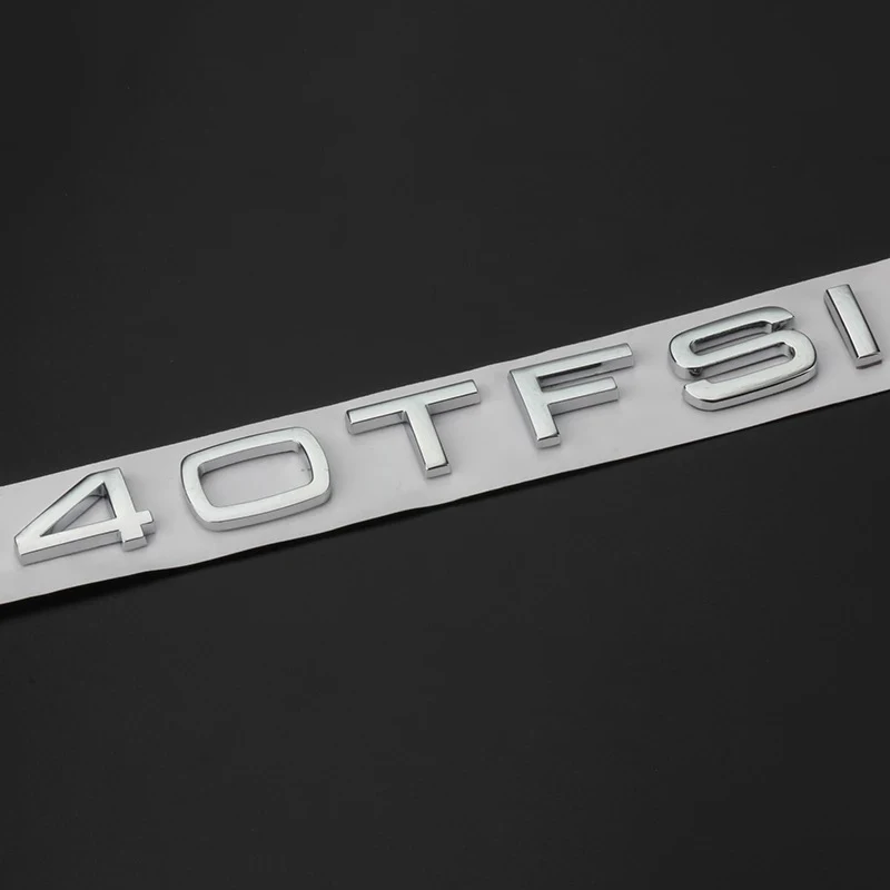 Перемещение автомобиля Стикеры s для Audi A3 A4 A6 Q3 Q5 Q7 30 35, 40 45 50 55 TFSI ограниченное 3D Металлическая Задняя эмблема хвостовая часть значок Стикеры - Название цвета: I