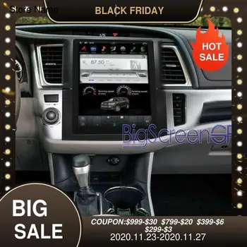 

Android6.0 Tesla style 12.1 inch Car No DVD Player GPS Navigation For Toyota Highlander 2014-2018 radio stereo multimedia