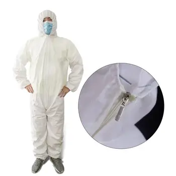 

Disposable Protection Gown Indoor Outdoor Coverall Cycling Protection Garment With Hood for Men Women Anti-Fog #4O