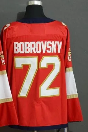 Все сшитые мужские свитера Aleksander Barkov Sergei Bobrovsky Rosso Luongo Aaron Ekblad Nathan MacKinnon Mikko Rantanen - Цвет: Золотой