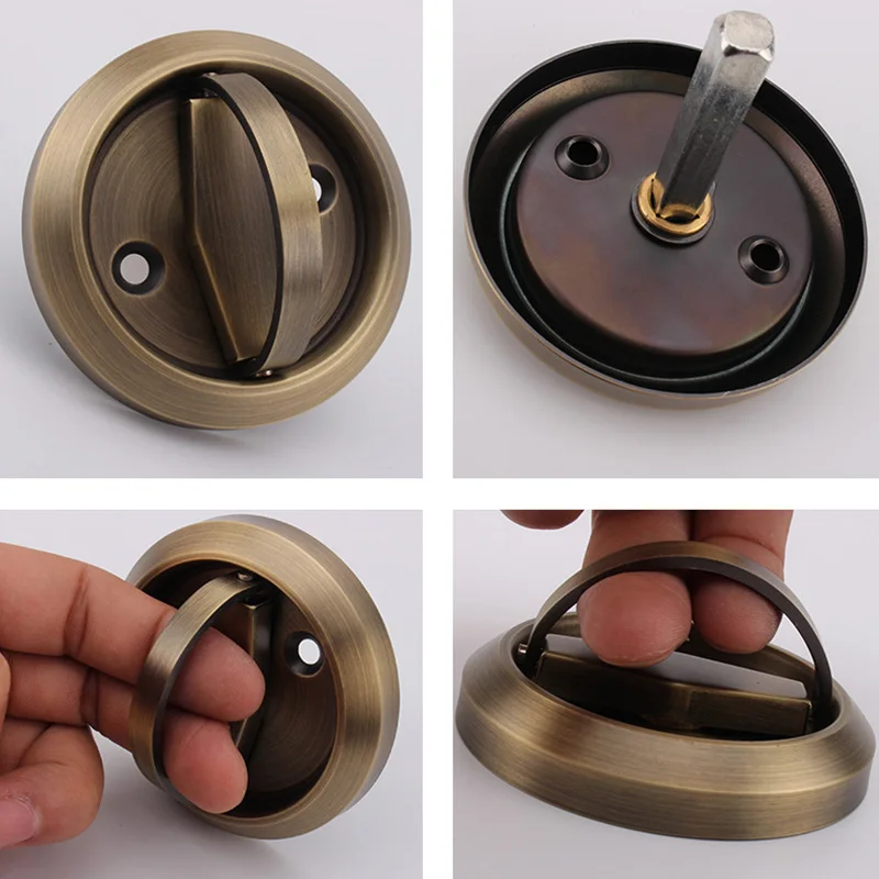 Stainless Steel Door Handle Cup Locks Fireproof Door Cabinet Knobs Lever