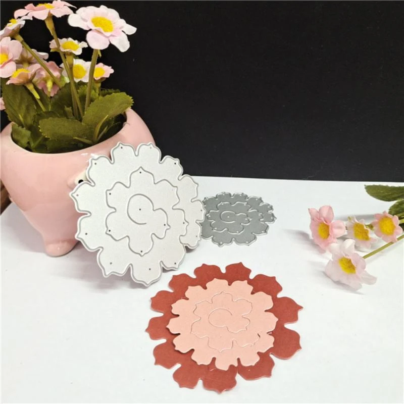 Spring Bloom Flower Metal Cutting Dies Stencil for Scrapbooking Craft #@#s Spring Bloom Flower Metal Cutting Dies Stencil for Scrapbooking Craft #@#s