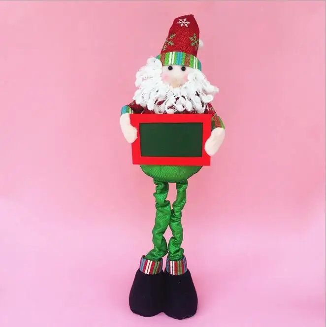 Santa Claus 53cm Санта Клаус Снеговик Лось ткань кукла подарок студента подарок Рождественская елка кулон рождественские украшения - Цвет: Santa Claus 53cm