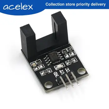 

Beam photoelectric sensor Electric counter module LM393 motor count speed sensor module test module groove coupler module