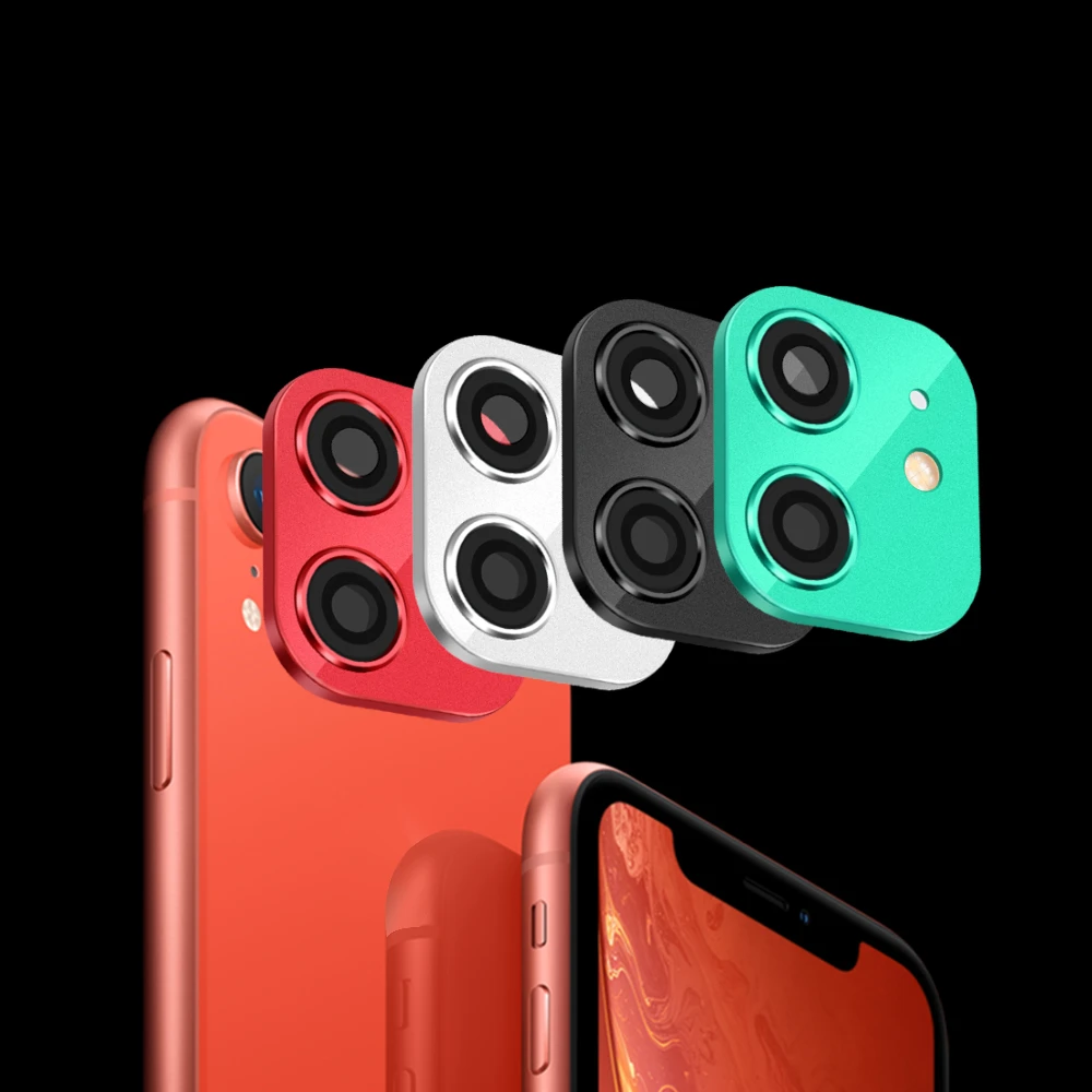 Funda de de cámara falsa a la moda, de segundo cambio a iPhone 11 Pro Max para iPhone XR X, accesorios de teléfono móvil|Lentes de teléfono móvil| - AliExpress