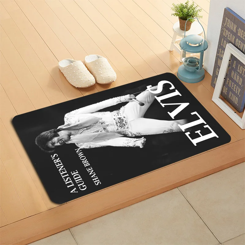 HEARMNY Star Presley Doormat Floor/Bath/Kitchen/Beach Mat Flannel Sponge Fabric 3D Printed Shaggy Custom Decoration For Bedroom - Цвет: 15