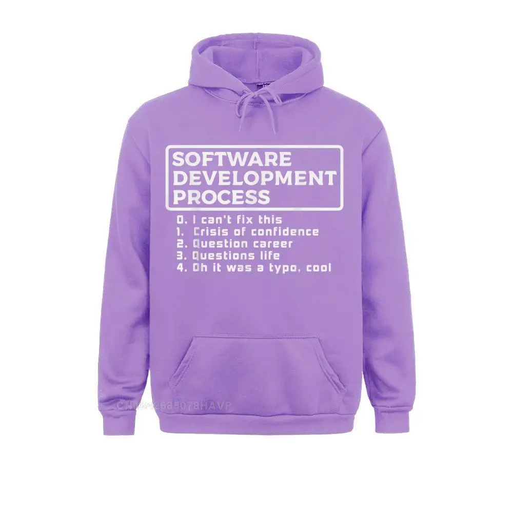 Group Software Development Process IT Programmer Geek Coder Gift T-Shirt__97A1980 Sweatshirts Summer/Autumn Hoodies Long Sleeve for Men Wholesale Sweatshirts Software Development Process IT Programmer Geek Coder Gift T-Shirt__97A1980purple