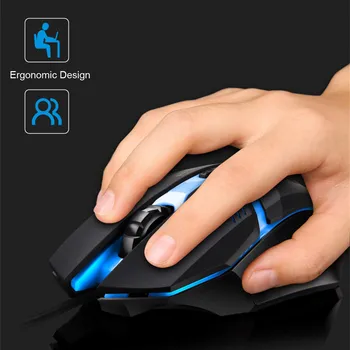 

Rechargeable X7 Wireless LED Backlight USB Optical Ergonomic Gaming Mouse 4 Button Fashion Computer Games Mouse For Pro Game
