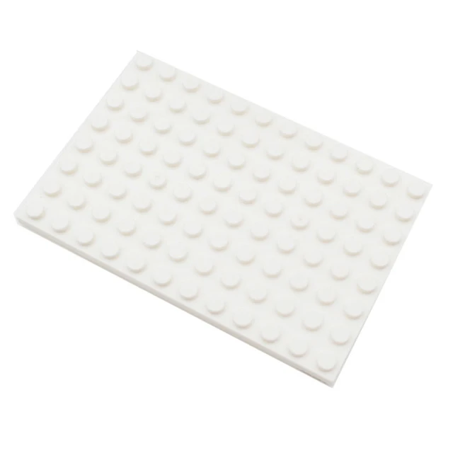 20pcs DIY Building Blocks 8x12 Dots Thin Figures Bricks Educational Creative Size Compatible With Brand Toys for Children White 20PCS
