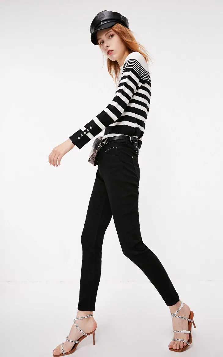 Только для женщин новые летние бисером обтягивающие, с низкой посадкой, узкие эластичные джинсы | 119132515