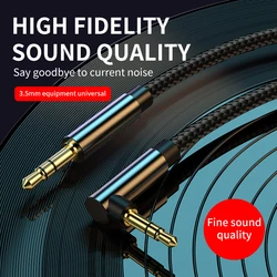Premium 3.5mm Audio AUX Cable for Headphones and Speakers (Black)