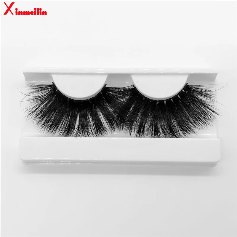 

25mm 3D mink lashes natural long fluffy thick volume individual false eyelashes wholesale makeup dramatic eyelashes MG07