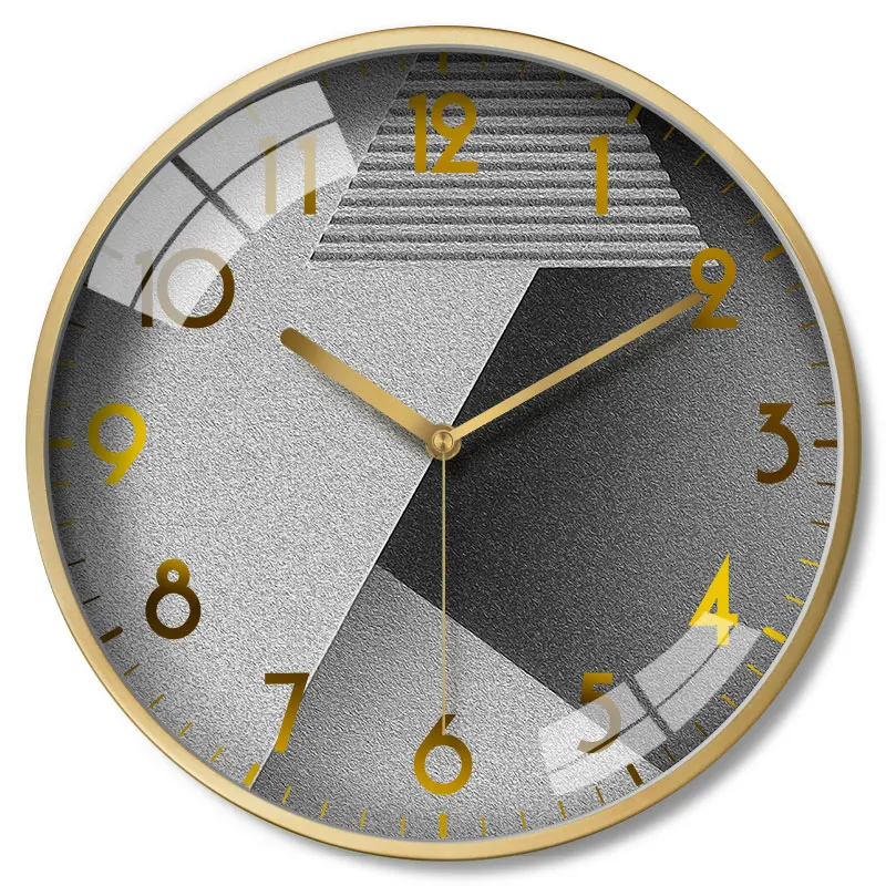 

Large Wall Clock Metal Wall Decorations Living Room Nordic Creative Silent Clocks Wall Watch Home Atmospheric Duvar Saati FZ122