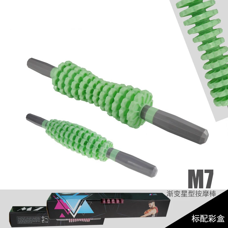 Detachable Gears Adjustable Muscle Roller Massage Stick for Yoga Block Deep Tissue Massage for Fitness Yoga Leg Arm