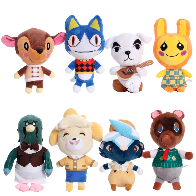 

Animal Crossing Game Periphery Plush Toys New Horizons Animal Crossing Amiibo marshal Kawaii Anime Stuffed Dolls Toys Kids Gift