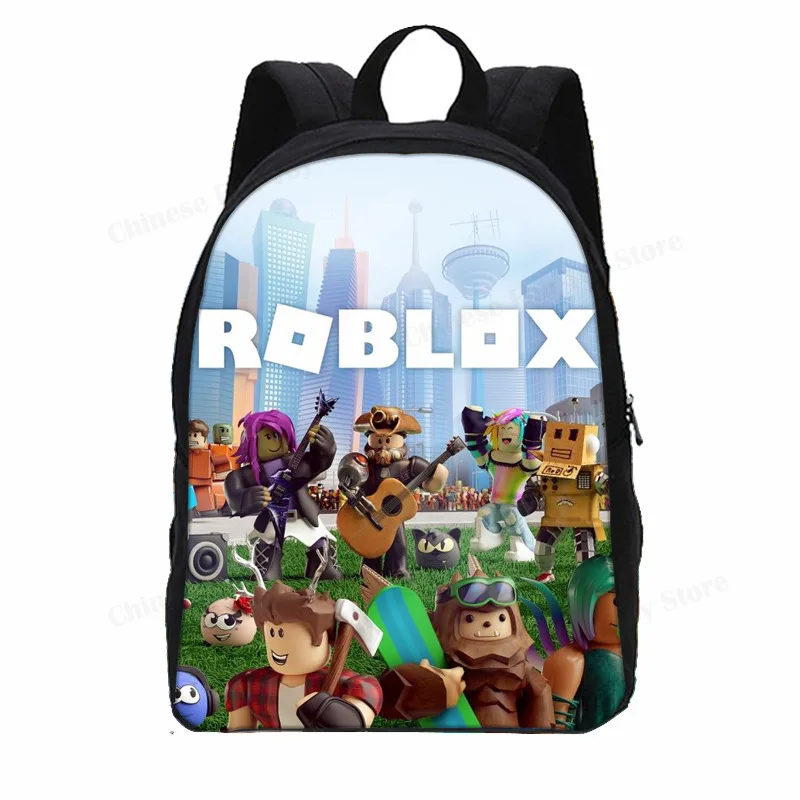 Child Roblox Schoolbag Laptop Bags 