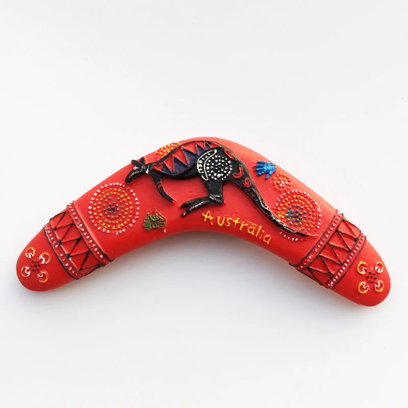 Магнит на холодильник Австралийский кенгуру дартс ручная работа Спортивная