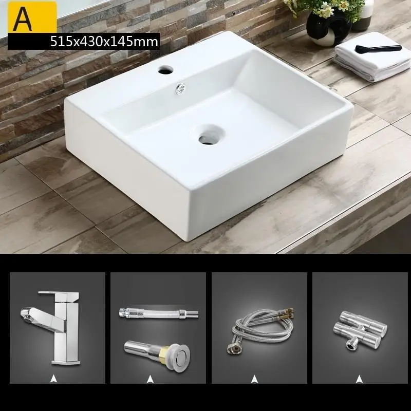 Version V Lavatorio Lavandino Bagno Da Appoggio Fregadero ванная комната черный Bassin Salle De Bain умывальник Pia Banheiro Lavabo раковина - Цвет: Version V