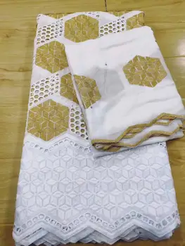 

nigerian lace fabrics swiss voile lace in switzerland embroidered african lace fabric high quality 2+5yards cotton lace