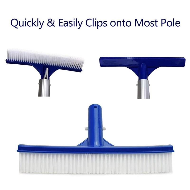 Swimming Pool Brush Outdoor Durable Pool Cleaner Vacuum Algae Cleaning Brush Head