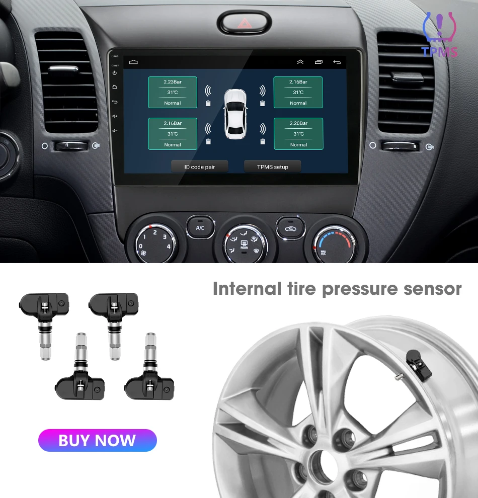 Top Android 8.1 2 Din Car Radio Multimedia Video Player Navigation GPS for KIA K3 CERATO FORTE 2013-2017 3 YD Tuner Stereo Head Unit 10
