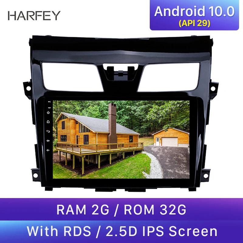 Harfey 2Din Android 10 0 Автомагнитола 9 дюймов навигация для Nissan TEANA 2013 2017 Авто gps