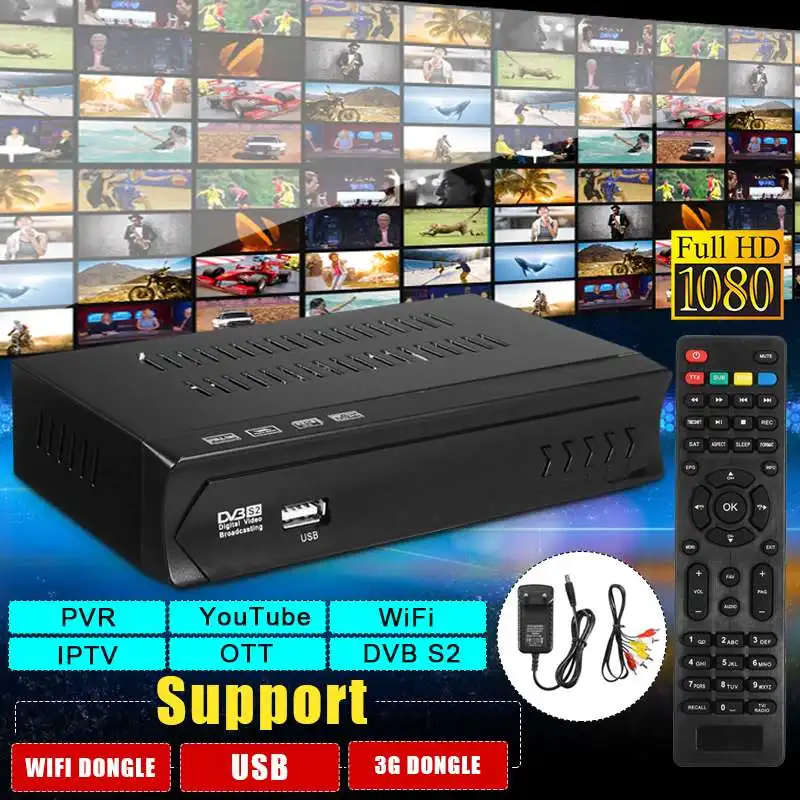 

Hot sale Satellite TV Receiver V7S HD Receptor Support Europe for Spain DVB-S2 Satellite V7 HD tv box tv