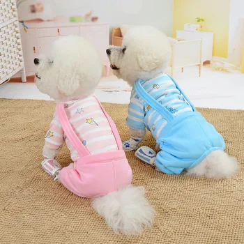 

Cute Animal Pattern Warm Pet Pajamas Winter Jumpsuit for Dogs Dog Clothes Pet Clothing For Small Medium Dogs