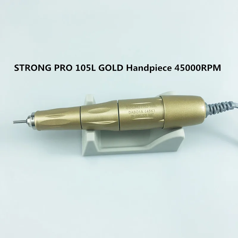 Saeyang STRONG 210 PRO 105L ручка 45000 об/мин стоматологический микромотор Marathon полировка наконечника маникюрная машина