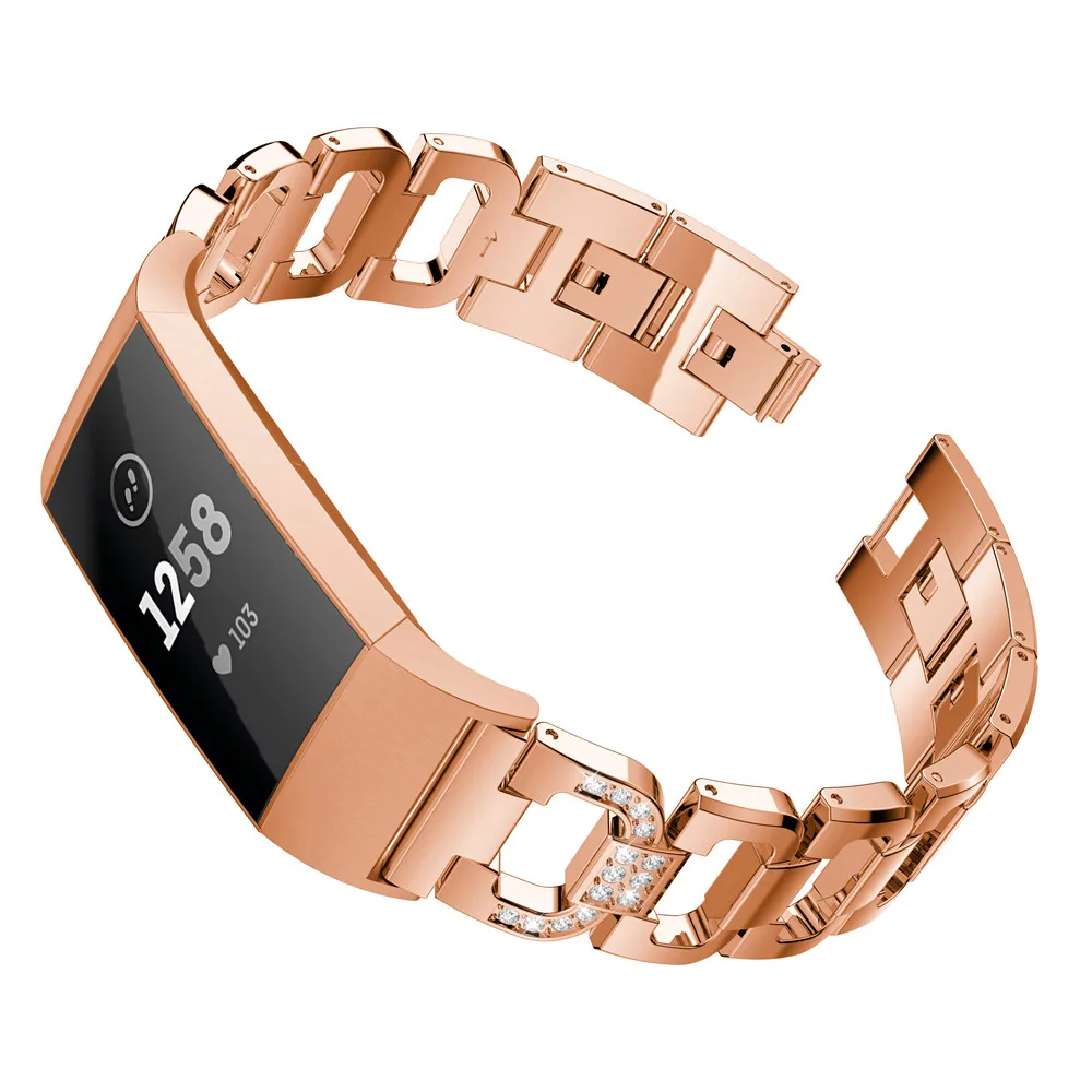 Браслет из сплава для Fitbit Charge 3 ремешок для часов Регулируемая Замена для Fitbit Charge 3 часы браслет