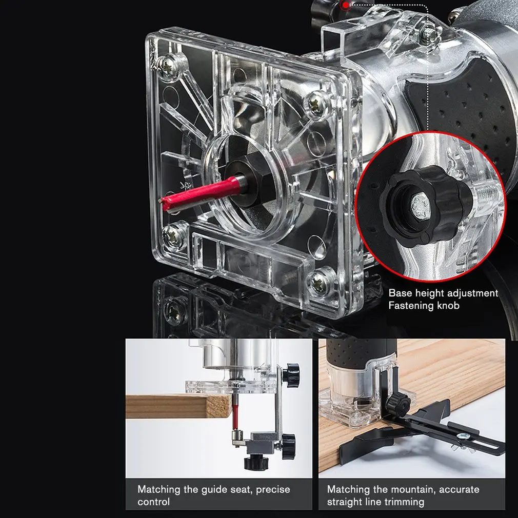 Многофункциональный деревообрабатывающий электрический триммер резак фрезерование древесины гравировка долбежный обрезной станок маршрутизатор
