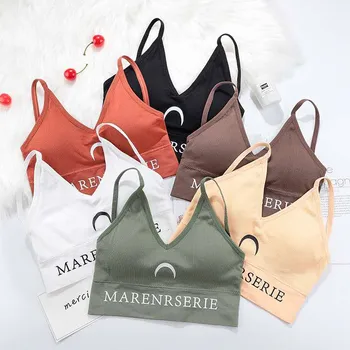 

Hot style suspender u-shaped bra with ride-free anti-glitter sports and shockproof bra