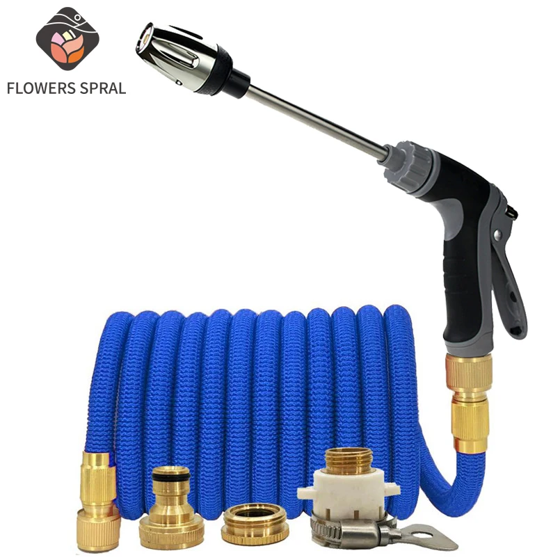 16ft150ft Expandable Garden Hose Water Gun Adjustable Set AliExpress