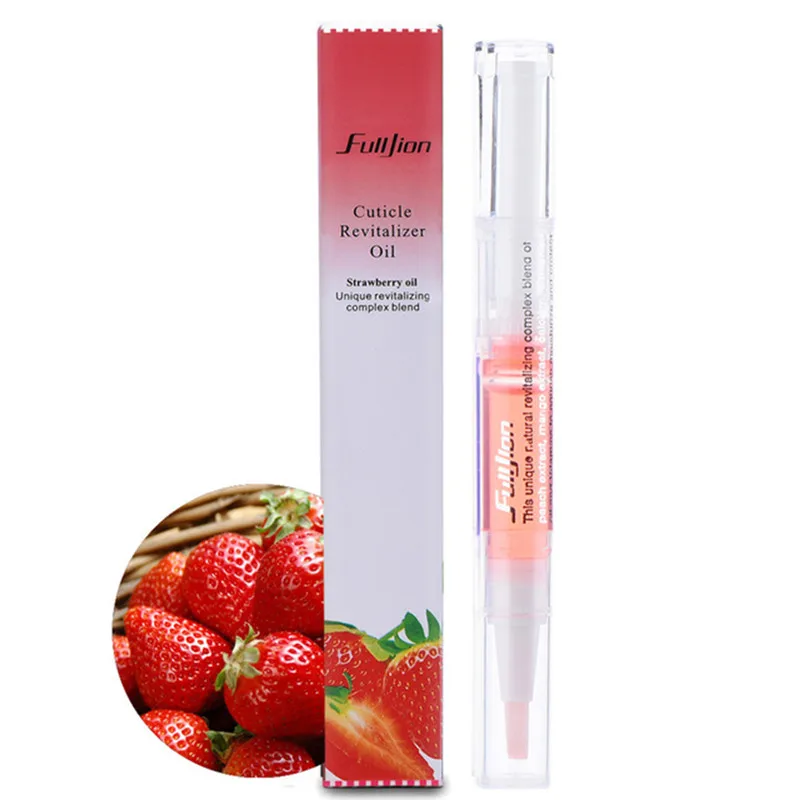 Strawberry Продукты для ногтей 13 Фруктовый Уход за ногтями Питательная Жидкость для восстановления пальцев увлажняющая Броня питательная ручка 5 мл ускоряет рост ногтей - Цвет: Strawberry