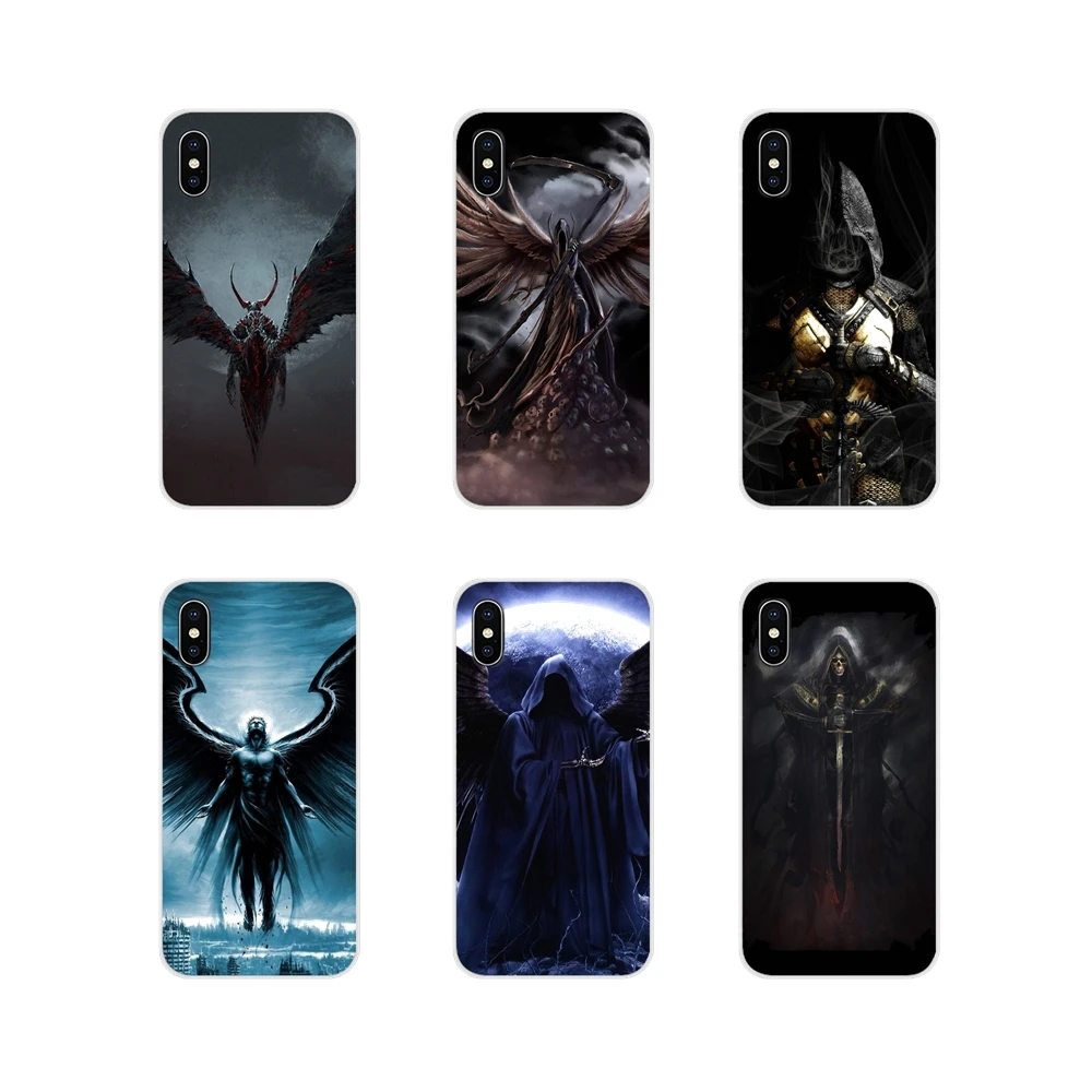 Чехлы для мобильных телефонов Grim Reaper Gothic Death Angel samsung A10 A30 A40 A50 A60 A70 Galaxy S2 Note 2 3 Grand Core